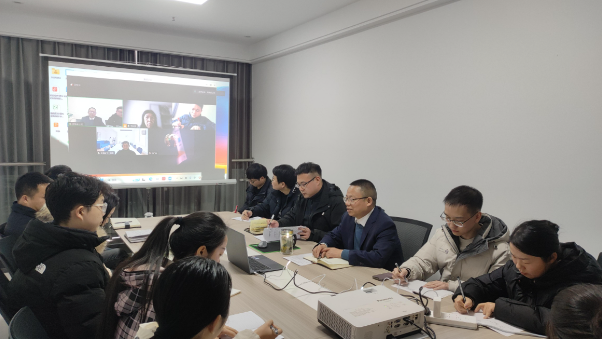 金沙8087公司与中国矿业大学进行汉江航运复航视频钻研会