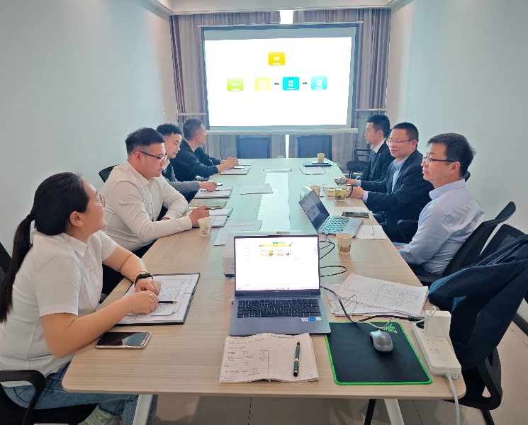 金沙8087公司与西安付博软件公司、岚皋秦巴惠物流公司发展全市物流数智平台建设内容钻研会